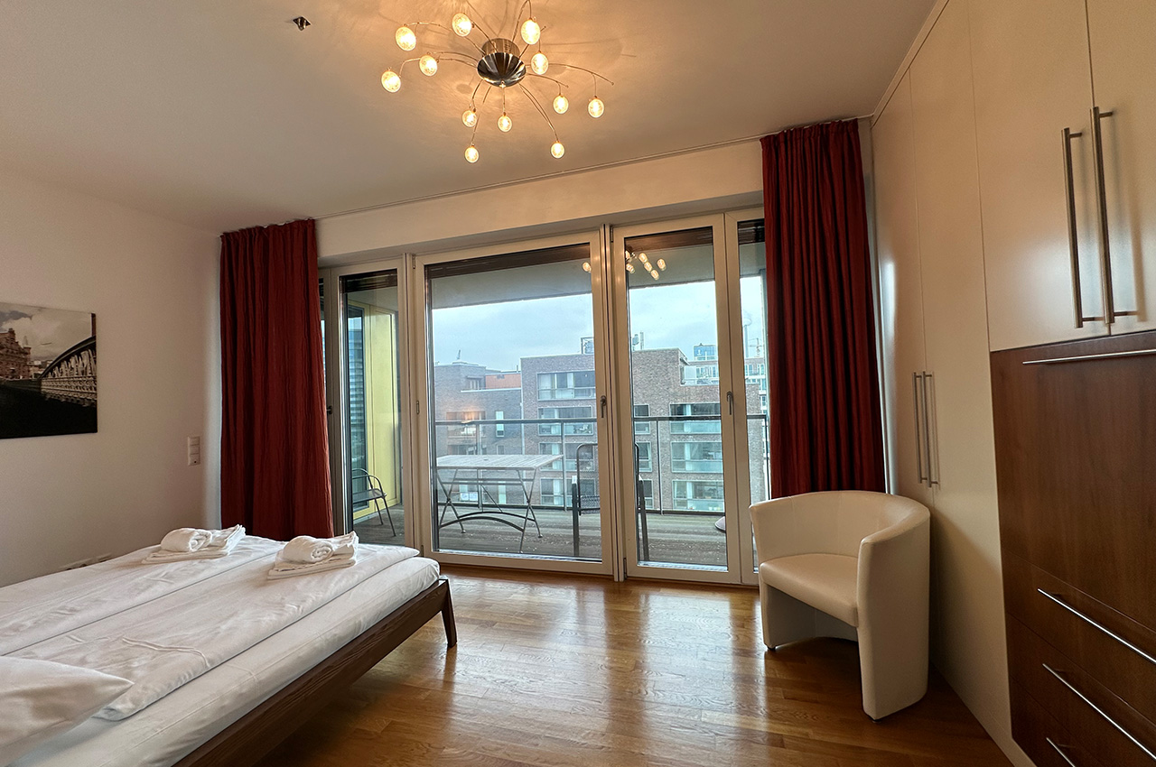Luxuswohnung Elbsuite: Doppelzimmer 3 Raum