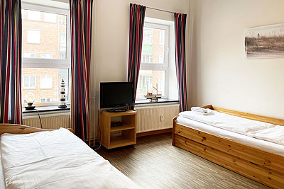 Ferienwohnung Koje: Einzelbetten