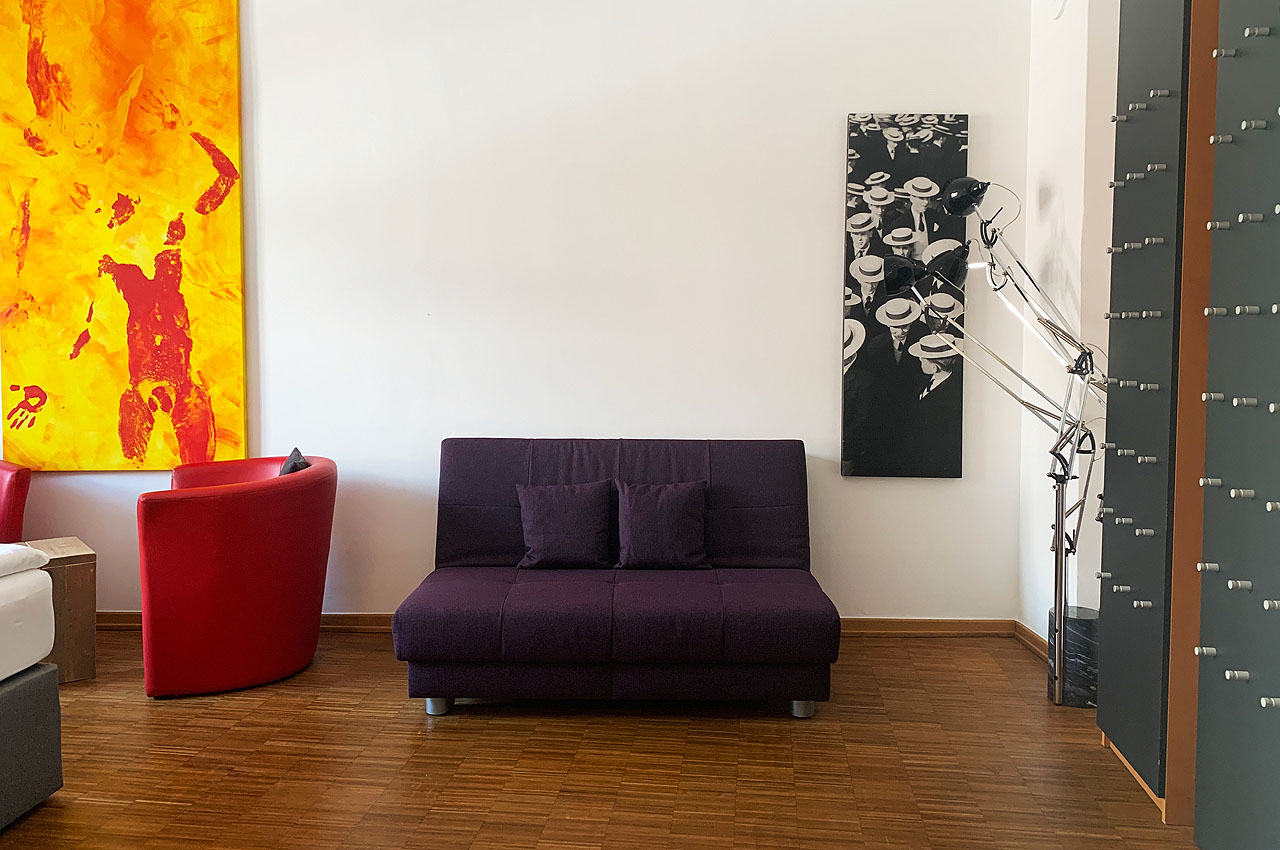 Ferienwohnung Style: Schlafsofa