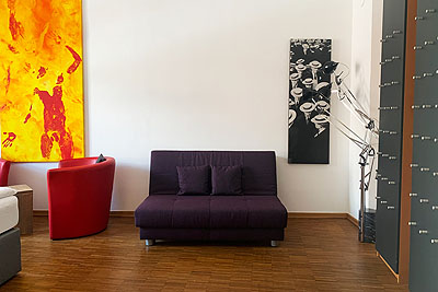 Ferienwohnung Style: Schlafsofa