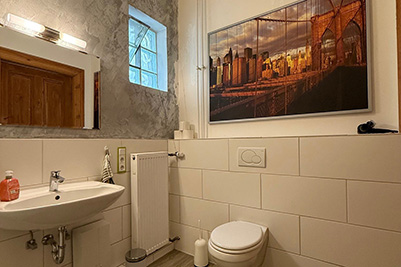 Doppelzimmer Hansaplatz: Bad WC