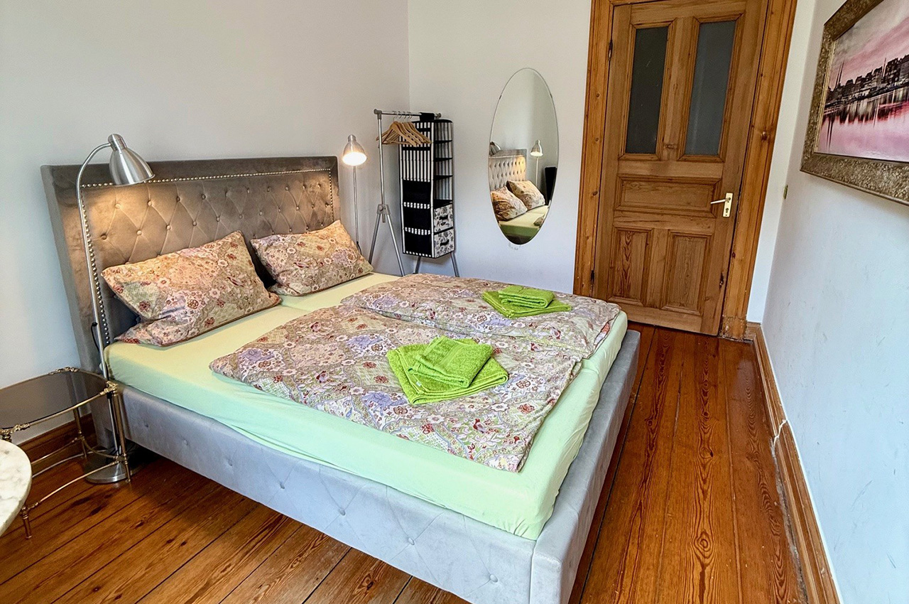 Doppelzimmer Hansaplatz: Doppelbett
