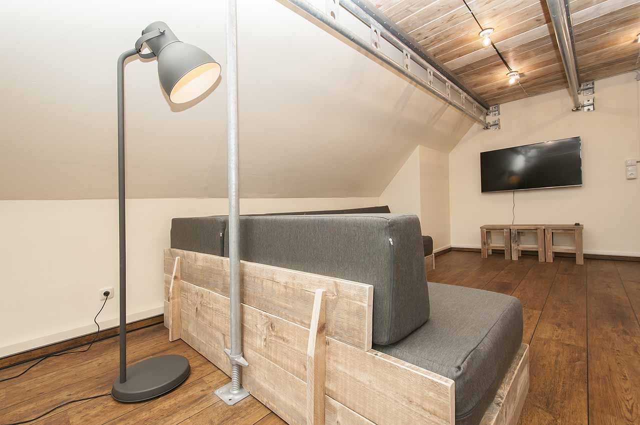 appartement 7up sofaecke schlafcouch led tv