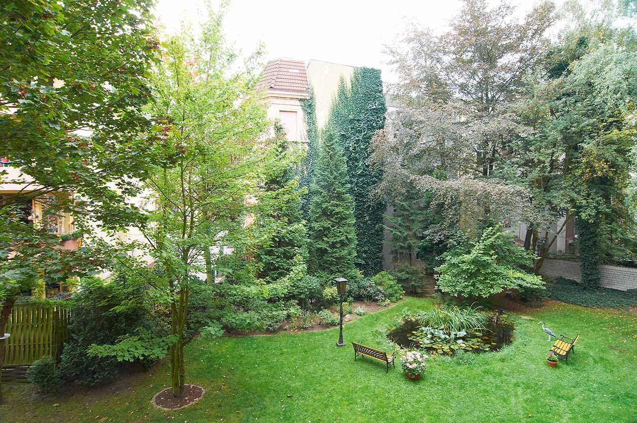 appartement b garten oase gruen