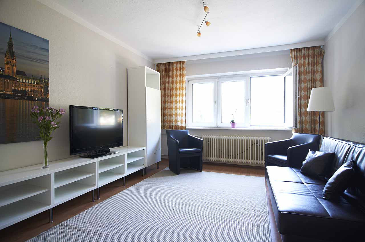 appartement b wohnzimmer schlafcouch fernseher wlan