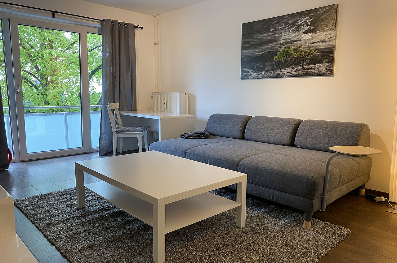 appartement barm wohnzimmer couchtisch bettsofa