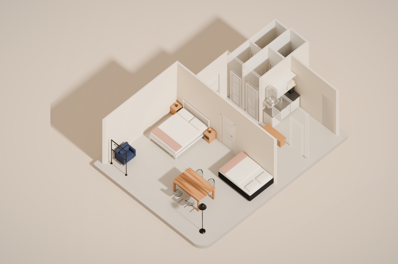 Ferienwohnung Deichgold: 3d Modell