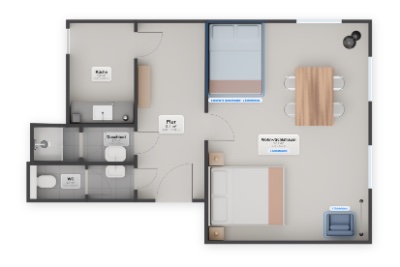 Ferienwohnung Deichgold: Grundriss