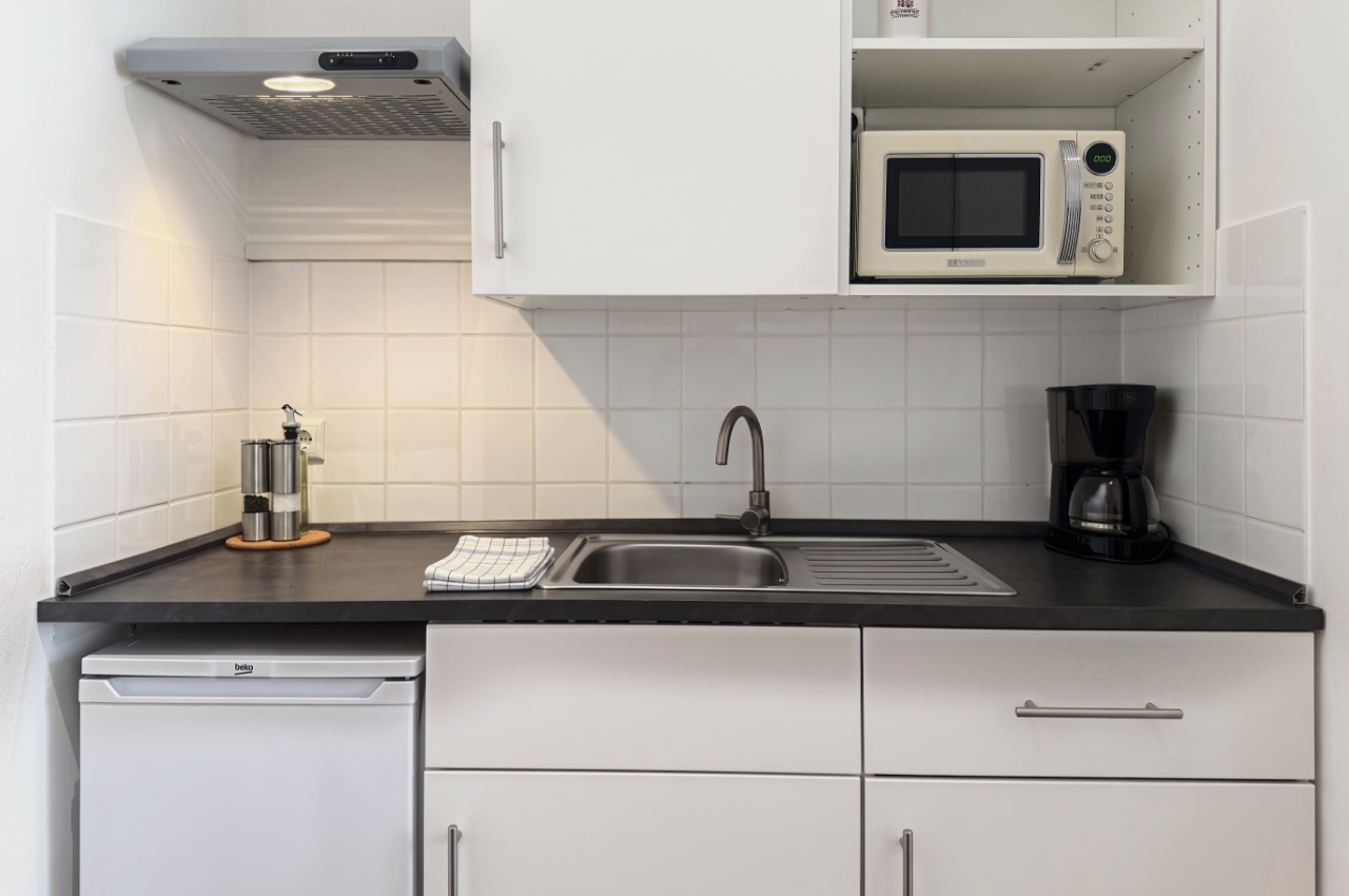 Ferienwohnung Deichgold: Kochnische