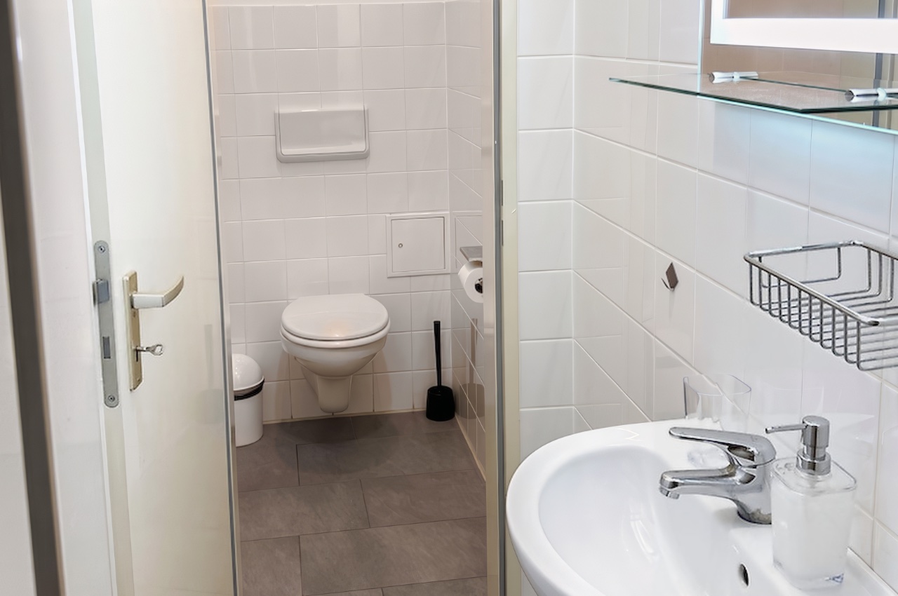 Ferienwohnung Deichgold: Toilette