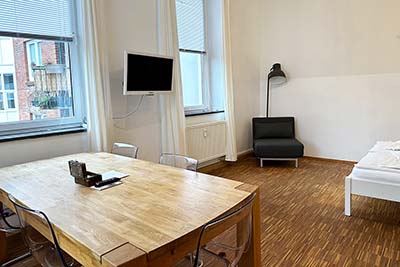 appartement deichgold raumblick