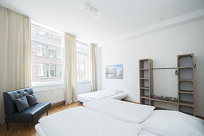 appartement dock6 dz3 schlafsofa ausgezogen