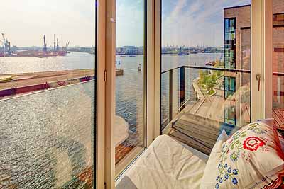 appartement elbsuite blick elbe
