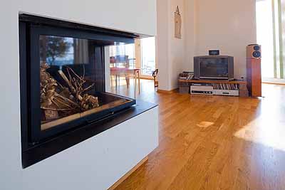 appartement elbsuite blick wohnzimmer