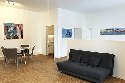 appartement elphi raumansicht sofa