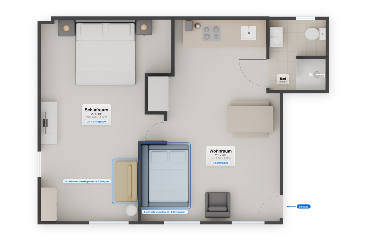 Ferienwohnung Elb-Lounge: Bester Überblick