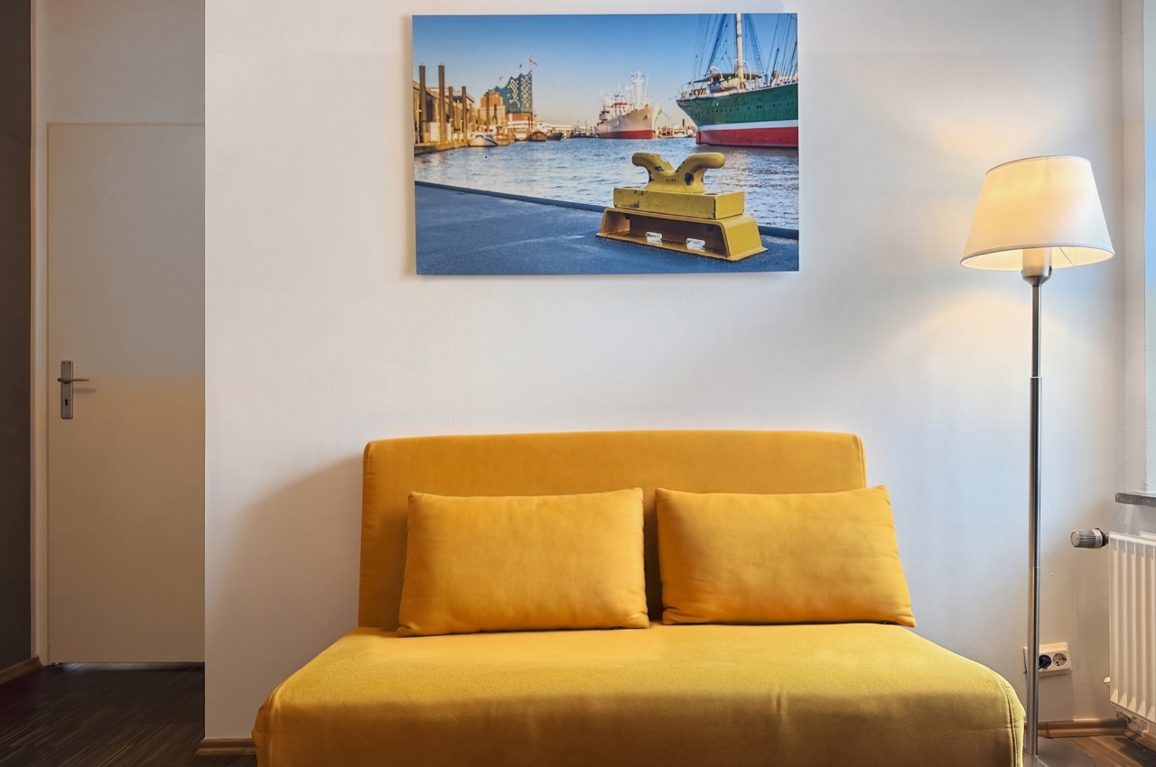 Ferienwohnung Elb-Lounge: Halbes Sofa
