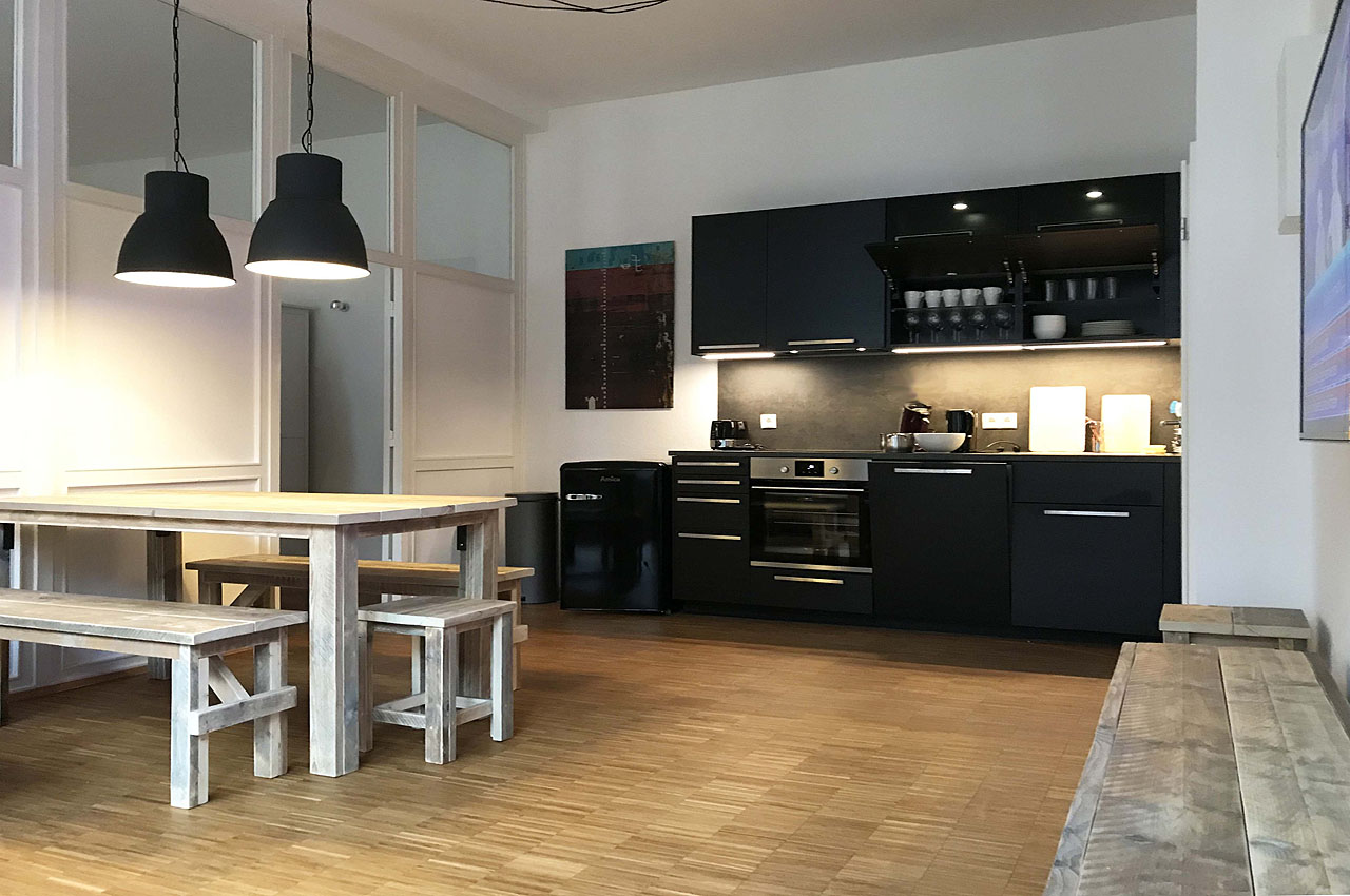 appartement oberdeck kueche esstisch