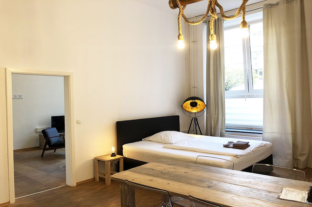 appartement onboard ess und schlafzimmer
