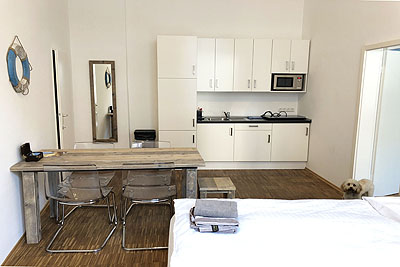 appartement onboard wohn schlafzimmer kueche